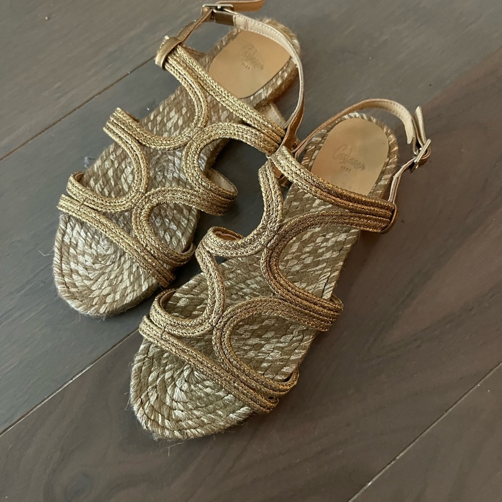 Castañer Pitra Braided Jute Sandals
